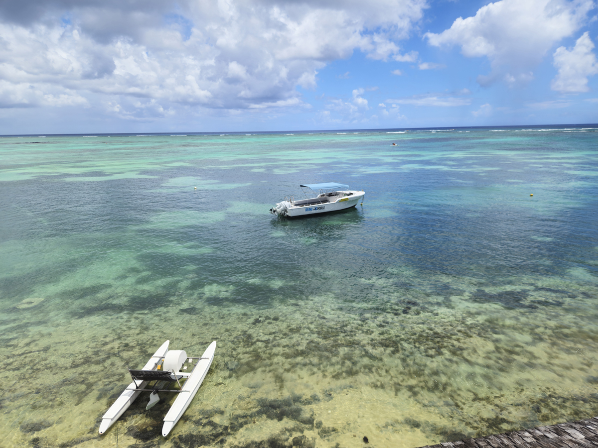Tauchboot in der Bucht